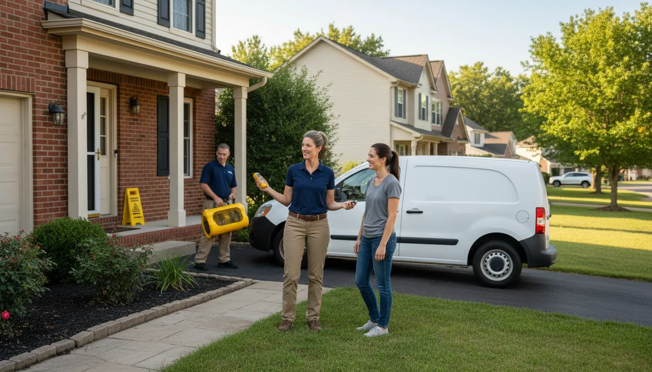 Water restoration image for Flood Water Cleanup, Removal And Restoration Services in Harrison, OH